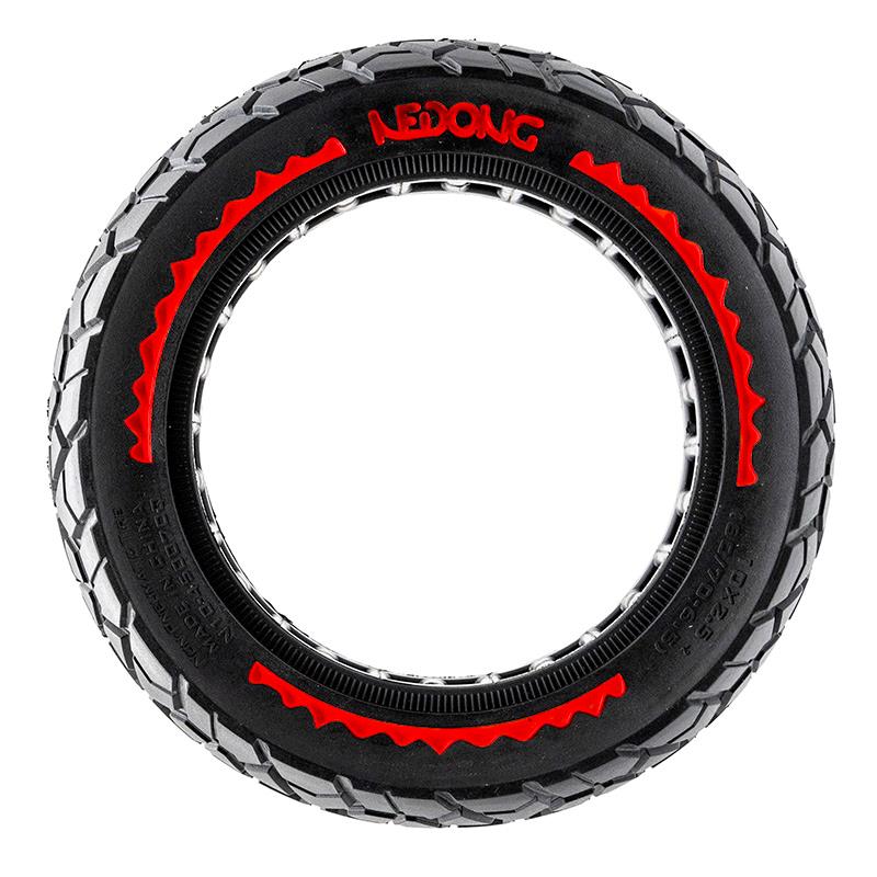 Ultraleichtes Vollgummirad Offroad 10x2,5