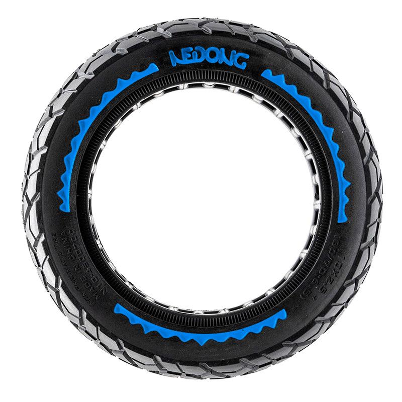 Ultraleichtes Vollgummirad Offroad 10x2,5